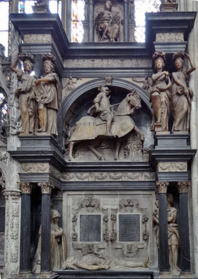 Надгробие сенешаля Луи де Брезе (мужу Дианы Пуатье)