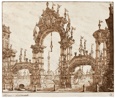 Декорации Фердинандо Бибиены