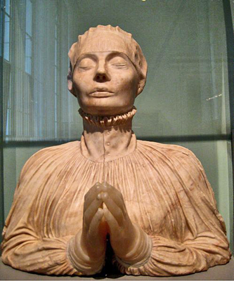 Бюст герцогини Доротеи Прусской с надгробия в Кенигсбергском соборе (автор Флорис Корнелис; 1548)