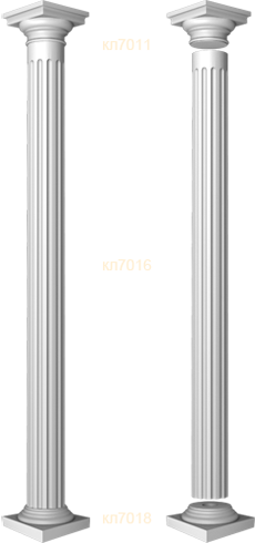 Фасадный декор: Колонна в сборе скл7010