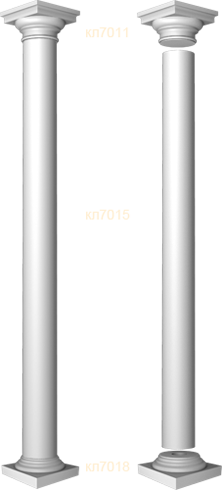 Фасадный декор: Колонна в сборе скл7020
