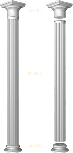 Фасадный декор: Колонна в сборе скл7030