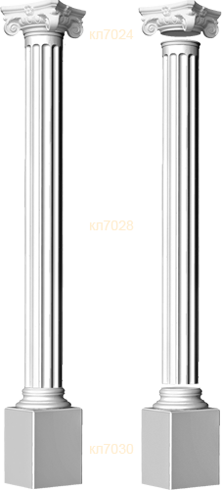 Фасадный декор: Колонна в сборе скл7040