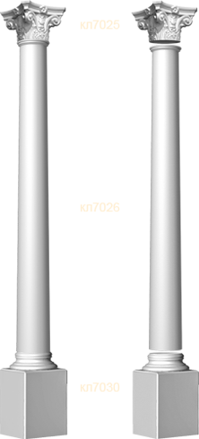 Фасадный декор: Колонна в сборе скл7070