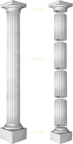 Фасадный декор: Колонна в сборе скл7110
