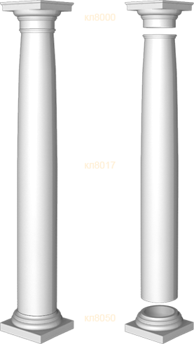 Фасадный декор: Колонна в сборе скл8010