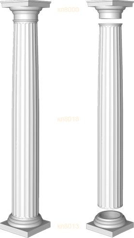 Фасадный декор: Колонна в сборе скл8020