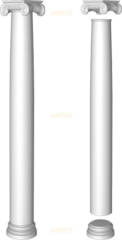 Фасадный декор: Колонна в сборе скл8060