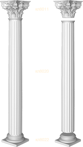 Фасадный декор: Колонна в сборе скл8080