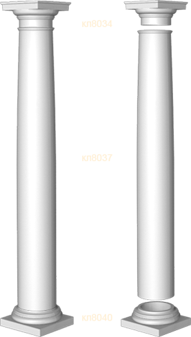Фасадный декор: Колонна в сборе скл8090