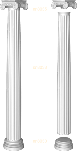 Фасадный декор: Колонна в сборе скл8100