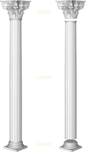 Фасадный декор: Колонна в сборе скл8120