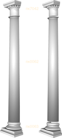 Фасадный декор: Полуколонна в сборе спк7100