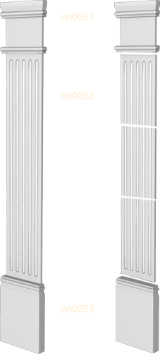 Фасадный декор: Пилястра в сборе спп0040