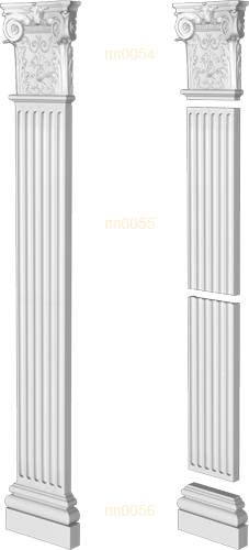 Фасадный декор: Пилястра в сборе спп0050