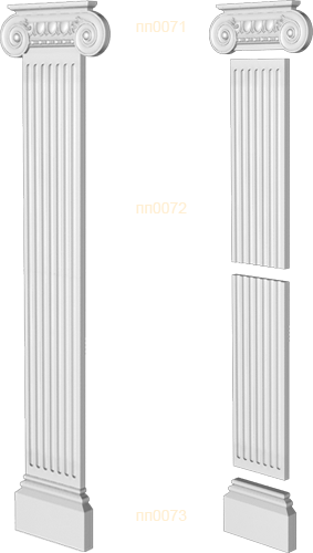 Фасадный декор: Пилястра в сборе спп0060