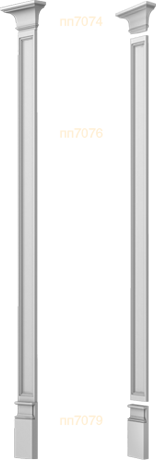 Фасадный декор: Пилястра в сборе спп7070