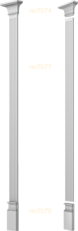 Фасадный декор: Пилястра в сборе спп7080