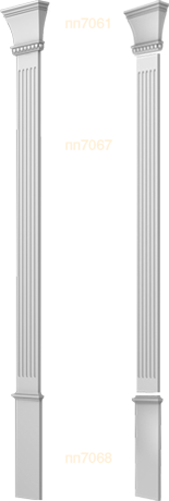 Фасадный декор: Пилястра в сборе спп7100