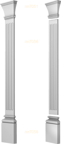 Фасадный декор: Пилястра в сборе спп7180