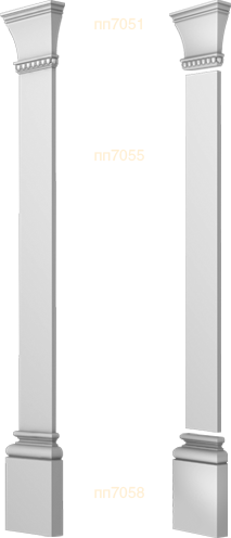 Фасадный декор: Пилястра в сборе спп7200