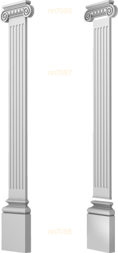 Фасадный декор: Пилястра в сборе спп7250