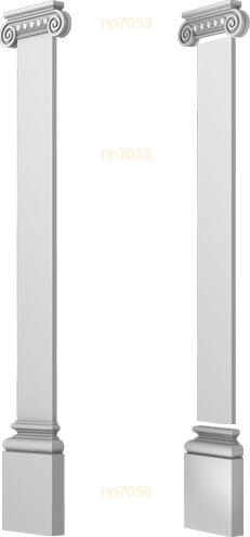 Фасадный декор: Пилястра в сборе спп7260