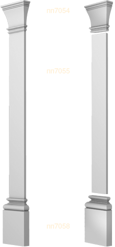 Фасадный декор: Пилястра в сборе спп7290