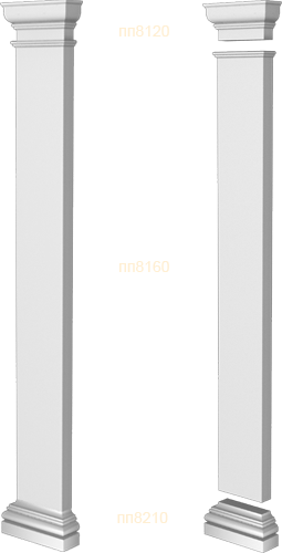 Фасадный декор: Пилястра в сборе спп8020
