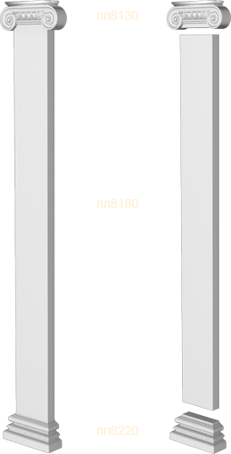 Фасадный декор: Пилястра в сборе спп8040