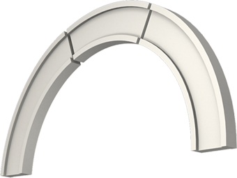 Фасадный декор: Арка А-005/720