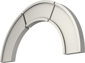 Фасадный декор: Арка А-014/517