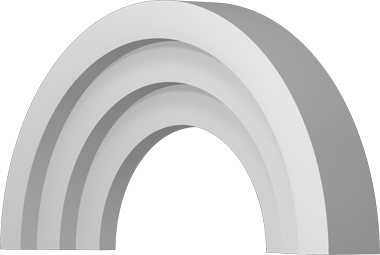 Фасадный декор: Арка А-025/450 7 cегментов