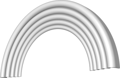 Фасадный декор: Арка А-026/860 12 cегментов