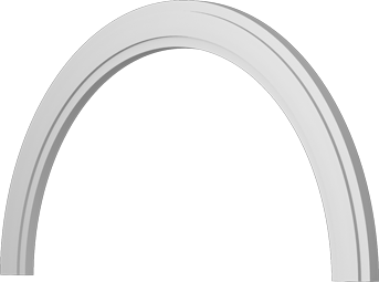 Фасадный декор: Арка А-032/445 1 cегмент