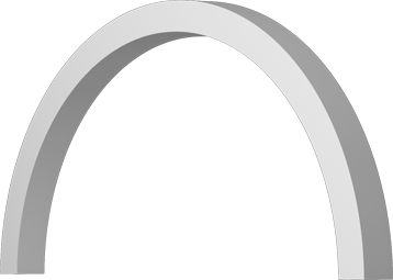 Фасадный декор: Арка А-033/630 6 cегментов