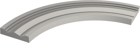 Фасадный декор: Арка А-012/755 1 cегмент