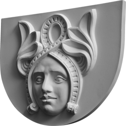 Фасадный декор: Барельеф "Девушка 2" (Изд. №17)