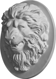 Фасадный декор: Барельеф "Маска льва"