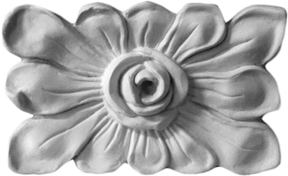 Фасадный декор: Барельеф Цветок малый 3 (Изд №57)
