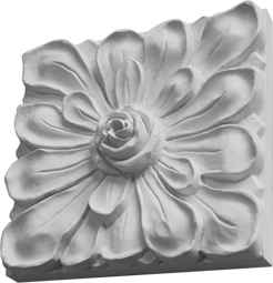 Фасадный декор: Барельеф Цветок большой (Изд. №16)