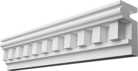Фасадный декор: Карниз К-005