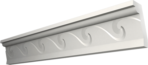 Фасадный декор: Карниз К-007