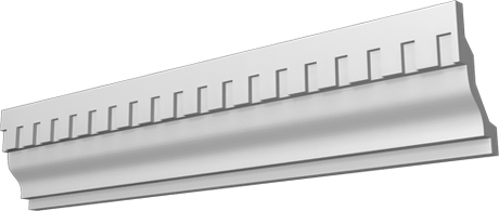 Фасадный декор: Карниз К-027
