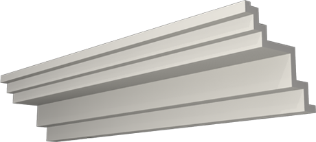 Фасадный декор: Карниз К-038