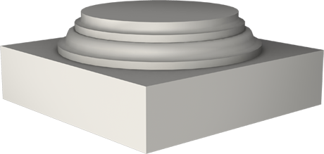 Фасадный декор: База колонны К-702/12 (220 мм) (К)