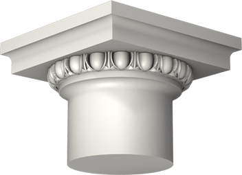 Фасадный декор: Капитель колонны К-704/2 (300 мм) (К)
