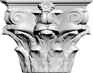 Фасадный декор: Капитель колонны КЛ-8011 (Е)