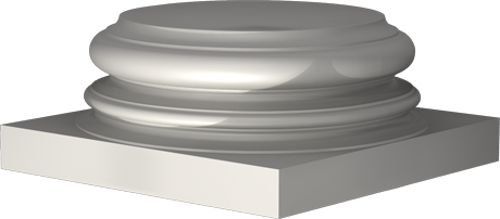 Фасадный декор: База колонны КЛ-8021 (Е)