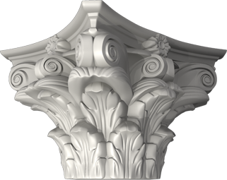 Фасадный декор: Капитель колонны КЛ-8036 (Е)